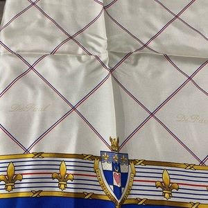 RAH-RAH De Paul University square multicolor silk scarf 34”x 34”